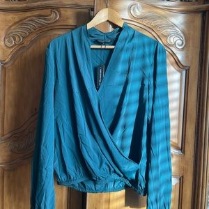 Forest Green Blouse (W118 by WALTER BAKER)